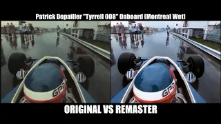 F1 1978 Patrick Depailler "Tyrrell 008" Onboard (Montreal Wet) [REMASTER]