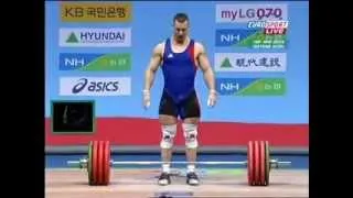2009 World Weightlifting 85 Kg Clean and Jerk.avi
