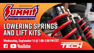 Summit Racing Livestream: Lowering Springs And Lift Kits
