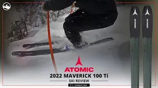 2022 Atomic Maverick 100 Ti Ski Review with SkiEssentials.com