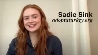 Join Sadie Sink In Adopting A Turkey