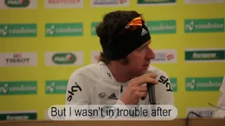 Le show de Bradley Wiggins à La Chaux-de-Fonds