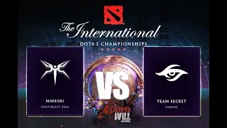 MINESKI VS SECRET (game 3) | The International 2019 | Main Event [HD]