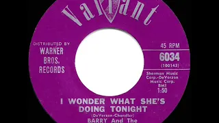 1963 HITS ARCHIVE: I Wonder What She’s Doing Tonight - Barry & the Tamerlanes