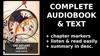 The Defiant Agents ❤️ By Andre Norton FULL Audiobook