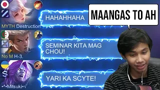 KAPATID NI H2 SINEMINAR AKO MAG CHOU | RANDOM NA OPEN MIC SA GLOBAL CHAT NAGPAKITANG GILAS MAG CHOU🤣