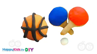 Play doh Balls | Paper Crafts | Kid's Crafts and Activities | Happykids DIY