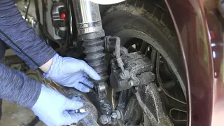 Installing progressive rear coil shocks on the gl1100 goldwing and first ride