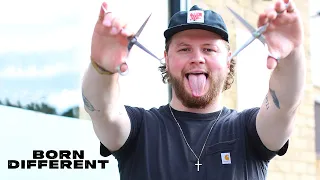 Barber With Tourettes Tells His Clients To F*** Off! | BORN DIFFERENT