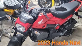 2023 Honda Navi First Ride And Review #hondamotorcycles #minimoto #hondanavi #motorcycle #minibike