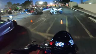 Panigale V4R vs Supercars Night Ride