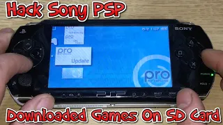 How To Hack Your Sony PSP To Play Downloaded Games From SD Cards ( Tutorial ) 6.61 Firmware