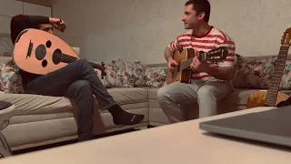 Abderraouf and Dima jamming &laughing