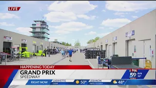 Race day as Grand Prix has fans in the stands at Indianapolis Motor Speedway