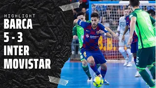 Barca vs Intermovistar | Highlight LNFS Jornada 12 | 2019/2020