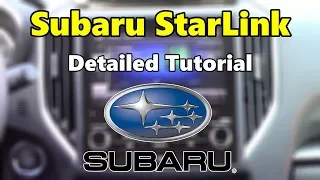 Subaru StarLink 2018 Detailed Tutorial & Review: Tech Help