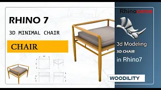 rhino tutorial- 3d modeling modern chair
