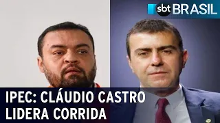 Ipec RJ: Castro lidera com 26% das intenções de voto; Freixo tem 19% | SBT Brasil (30/08/22)