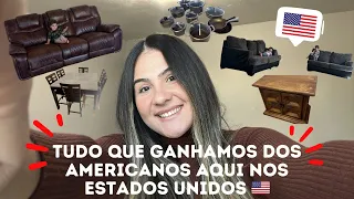 TUDO QUE GANHAMOS DOS AMERICANOS AQUI NOS ESTADOS UNIDOS 🇺🇸