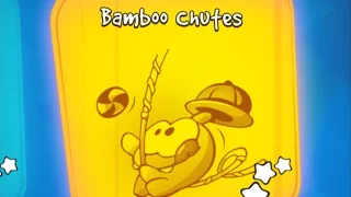 Walkthrough longplay "Cut the Rope Experiments". Episode "Bamboo Chutes"