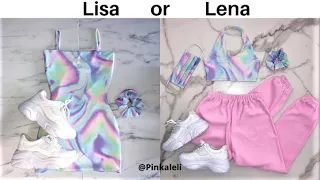 LISA OR LENA #68 💞 (FASHION OUTFITS & DRESSES CHOICES) @helena035