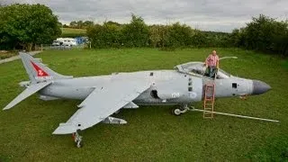 Harrier Jump Jet In My Back Garden: Enthusiast Restores Iconic Plane