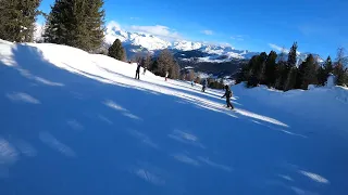 Piste Blue Pierres Blanches       La Plagne/Paradiseski Les Coches/Montchavin area