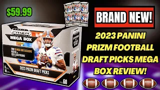 *2023 PRIZM FOOTBALL DRAFT PICKS MEGA BOX REVIEW!🏈 SICK RED ICE AUTO PULL!🔥