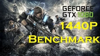 GEARS OF WAR 4 (PC) Benchmark 1440p NVIDIA GTX 1080 i7 6800k Gameplay with FPS Counter