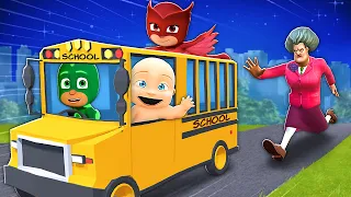 Baby & PJ Masks Escape Evil School Teacher!