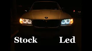 BMW E83 X3 Angel Eyes Led with Xenon Upgrade for $20!!!