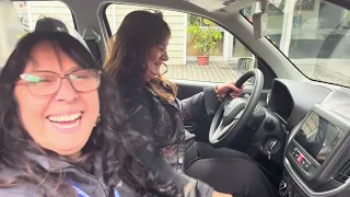 Entregando Suzuki CELERIO con Andrea Hermosilla