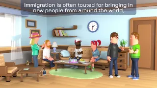 3 PROS AND CONS OF IMMIGRATION. | ANIMATED