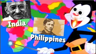 Yakko's World but it has the NATIONAL HERO of that country