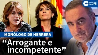 Herrera y la “sectaria” con la que Sánchez “politiza la justicia”