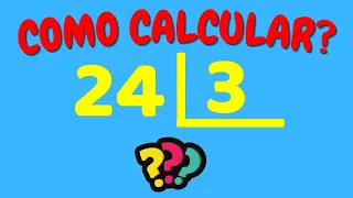 COMO CALCULAR 24 DIVIDIDO POR 3?| Dividir 24 por 3