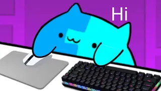 Bongo cat play geometry Dash