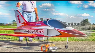 INCREDIBLE AEROBATICS!! CARF MEPHISTO V2 RC TURBINE JET DEMO FLIGHT