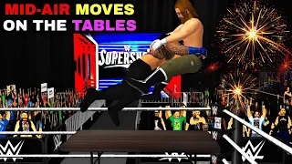 WR3D 2K22 EXTREME MID-AIR MOVES 'ON' THE TABLES COMPILATION
