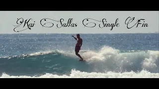 Kai Sallas | Single Fin Longboard Surfing | Diamond Head, South Shore, Hawaii