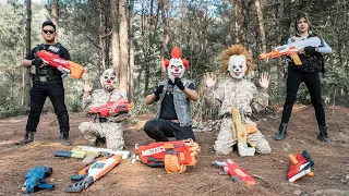 LTT Nerf Mod : Special Mission S.W.A.T Warrior Using Nerf Guns Fight Dangerous Masked Criminals