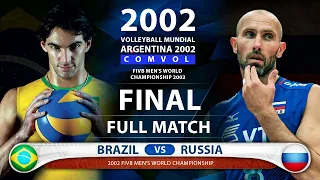 BRAZIL vs. RUSSIA | FINAL - Men's World Championship 2002