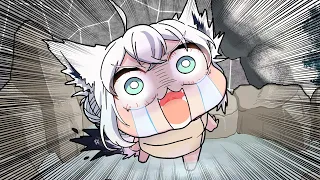 Fubuki turning into a startled chicken due to the extreme cold.【Eng sub/hololive clip/Harunoco】
