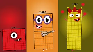 Looking big Numberblocks Band (1.000-10.000) (My band version) Preview remix 5!