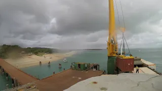 SeaSwift Loading at Seisia, Australia. June 2019.