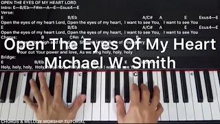 Open The Eyes Of My Heart Michael W Smith Piano Cover Chords and Melody