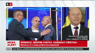 BĂSESCU, DESPRE FOSTUL CANDIDAT CÎRSTOIU_Știri B1TV_27 apr. 2024