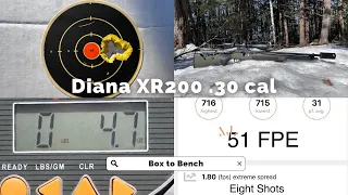 Box to Bench with the Diana XR200 in .30 caliber. A first look at the new ALL GERMAN PCP air rifle!