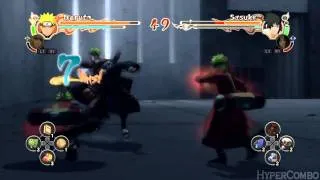 Sage Naruto vs Sasuke (Taka) - Naruto Shippuden : Ultimate Ninja Storm 2 (HD)
