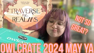 Owlcrate 2024 May YA Unboxing 🌸Traverse the Realms🏔️